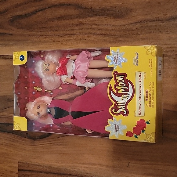 Sailor Moon Other - RARE Sailor Moon Deluxe Adventure Dolls Wicked Black Lady Rini Minimoon pink